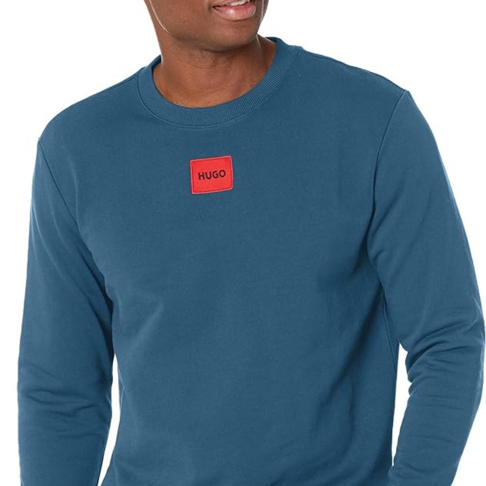 HUGO by Hugo Boss
Square Logo Jersey Sweatshirt
Men’s Small
Indigo Blue